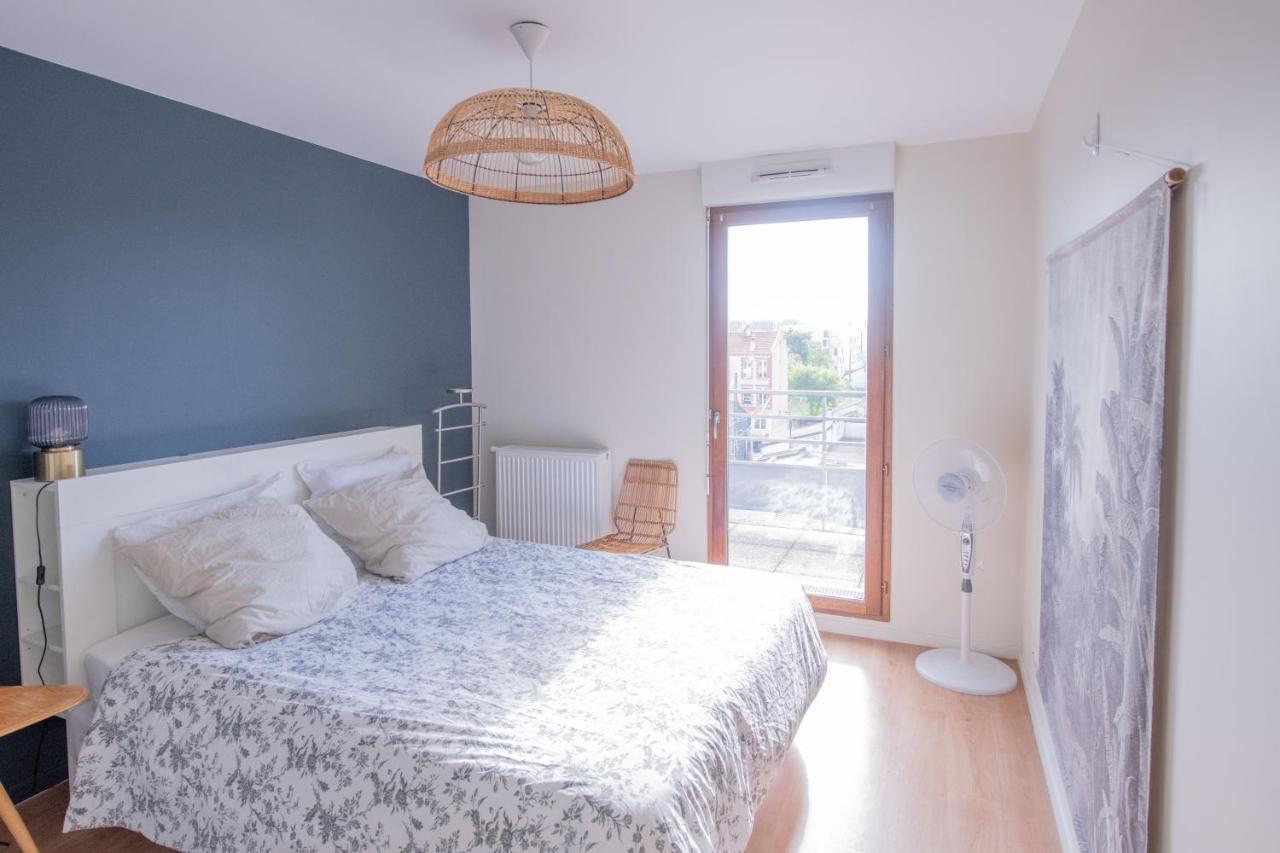 Apartmán Machouart Le Duplex -Parking Gratuit Equipee Commodites- Aubervilliers Exteriér fotografie